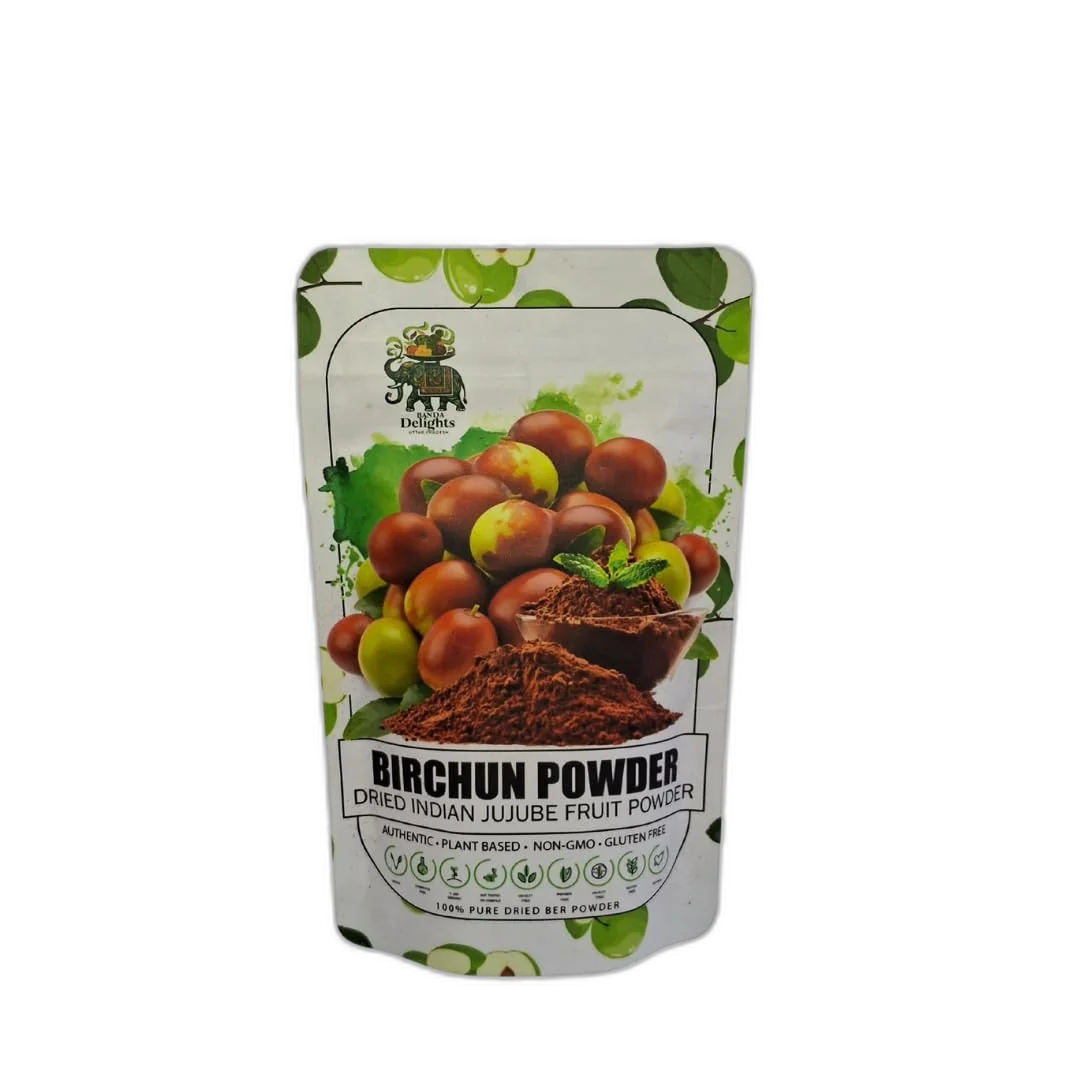 Birchun Powder ready to mix into a summer drink